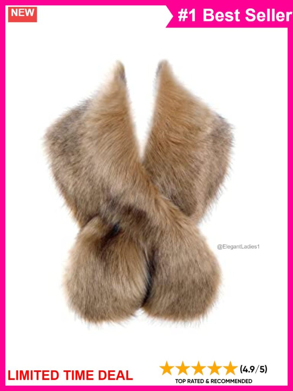 Faux Fur Shawl Wrap Evening Party Cover Up Bridal Stole